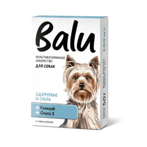 Мультивитаминное Лакомство BALU для собак здоровье и сила