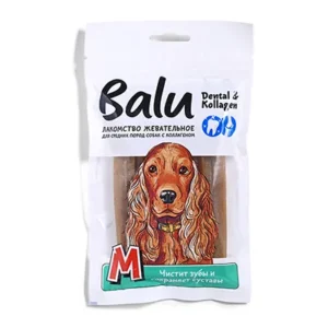 Лакомство BALU жевательное для собак средних пород с коллагеном M, 100гр