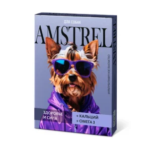 Мультивитаминное Лакомство Amstrel для собак здоровье и сила